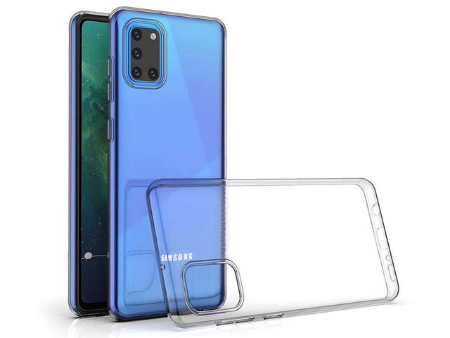 Alogy Silikonhülle Hülle für Samsung Galaxy A31 transparent