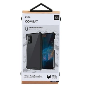 Etui na telefon UNIQ Combat do Samsung Note 20 czarny/carbon black