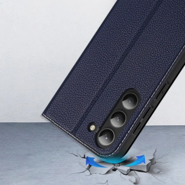 Etui ochronne Dux Ducis Skin X2 do Samsung Galaxy S23+ pokrowiec z klapką portfel podstawka niebieskie