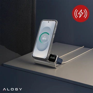 Etui Przezroczyste do Samsung Galaxy S25 Plus, Podwyższone Krawędzie, Idealne Dopasowanie, PC + TPU, Alogy HybridShield™ Case + SZKŁO HARTOWANE