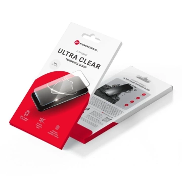 Szkło hartowane iPhone 14 Pro Forcell Ultra Clear Glass czarne 9H