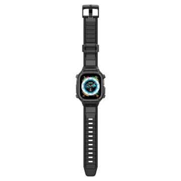 Pasek z Etui ochronnym Spigen Rigged Armor "PRO" do Apple Watch Ultra 49mm Black