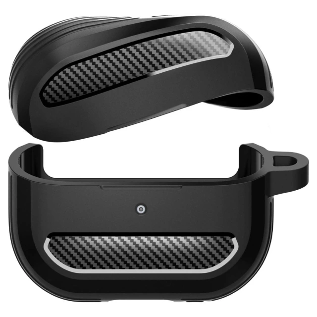 Etui Spigen Rugged Armor für Samsung Galaxy Buds 3/3 Pro Mattschwarz