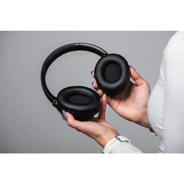 Słuchawki bezprzewodowe nauszne Forcell F-Audio Vibe ANC TUYA APP czarne Black