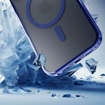 Etui na Apple iPhone 16 3mk Frosty MagCase  Blue