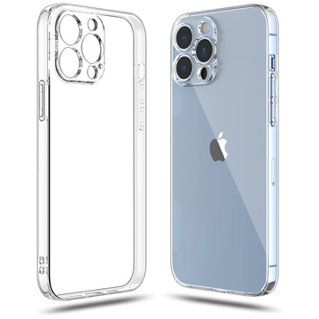 Etui pancerne obudowa Alogy Hybrid Case do Apple iPhone 13 Pro z osłoną na aparat Przezroczyste + Szkło