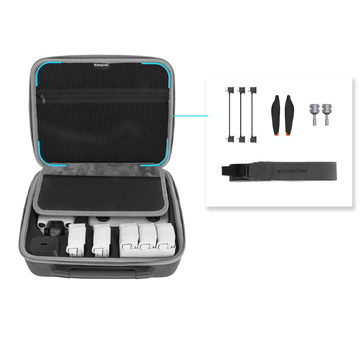 Pokrowiec Hard Case Alogy etui twarde do drona do DJI Mini 3 Pro RC RC-N1 szary