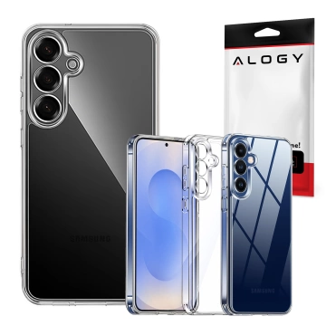 Etui Przezroczyste do Samsung Galaxy S25 Plus, Podwyższone Krawędzie, Idealne Dopasowanie, PC + TPU, Alogy HybridShield™ Case
