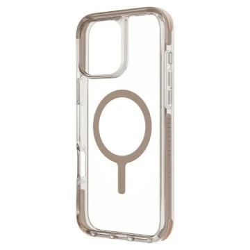 Etui UNIQ Combat für iPhone 16 Pro 6,3" Magclick Charging Złoty/Taupe Gold