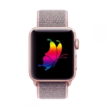 Tech-Protect Nylon Apple Watch 4 / 5 / 6 / 7 / 8 / se (38 / 40 / 41 mm) rosa Sand