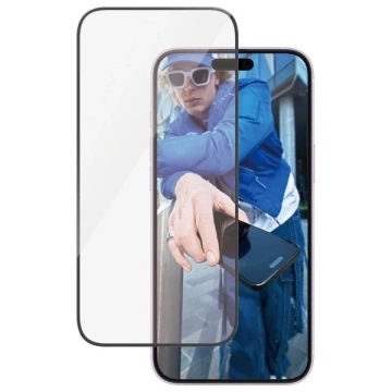PanzerGlass Displayschutzfolie Ultra-Wide Fit aus gehärtetem Glas für iPhone 16 Plus