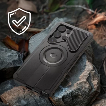Samsung Galaxy S25 Ultra Hülle Tech-Protect Kevlar MagSafe Schwarz