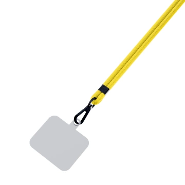 Universelles Smartphone-Lanyard 3mk EasyClip Gelb (schwarz)