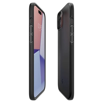 Etui Spigen Thin Fit für Apple iPhone 15 Plus Schwarz