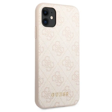 Etui Guess GUHCN61G4GFPI do iPhone 11 6,1" hard case 4G Metal Gold Logo