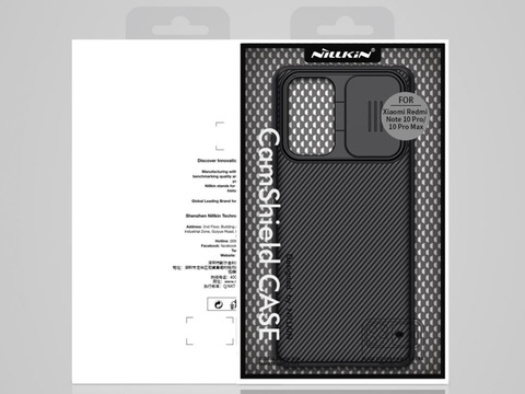 Etui obudowa Nillkin CamShield do Xiaomi Redmi Note 10 Pro Black