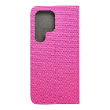 Etui Kabura SENSITIVE Book do Samsung Galaxy S25 Ultra Różowy Stand