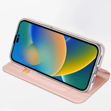 Dux Ducis Skin Pro Holster Flip Cover für iPhone 14 Pro Max schwarz
