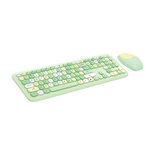 MOFII 666 2.4G Kabelloses Tastatur-Maus-Set (Grün)