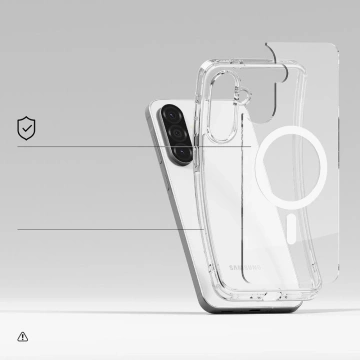 Etui für Galaxy A36 / A56 5G Ringke Fusion MagClear MagSafe
