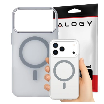 Etui do Apple iPhone 17 Pro – matowa obudowa do MagSafe z ochroną obiektywu, smukłe i odporne na zarysowania, idealne dopasowanie – Alogy Skinny MatteCase™ Białe + 2x Szkło Hartowane