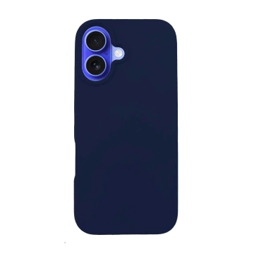 Etui Apple iPhone 16 Plus - 3mk Silikonhülle Dunkelmarine