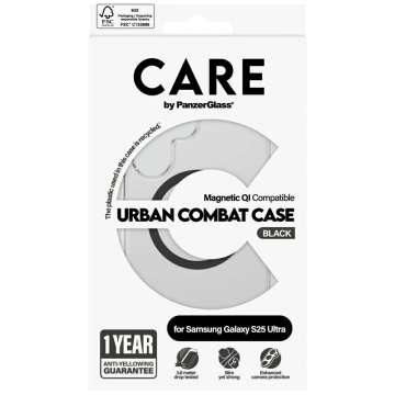 Etui do Samsung Galaxy S25 Ultra CARE by PanzerGlass Flagship MagSafe Clear