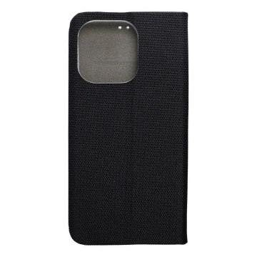 Etui Kabura SENSITIVE Book do iPhone 16 Pro Czarny z Podstawką