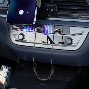 Audio-Sender-Adapter, Audio-Empfänger, UltraBoost, Bluetooth, Aux, USB, Grau