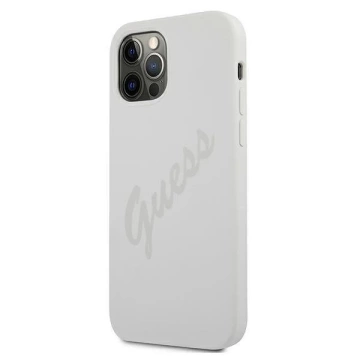 Guess GUHCP12LLSVSCR iPhone 12 Pro Max 6,7" kremowy/cream Hardcase Script Vintage