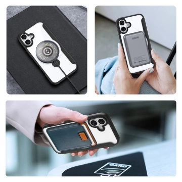 Etui do iPhone 16 Dux Ducis Skin X Pro MagSafe Fioletowe
