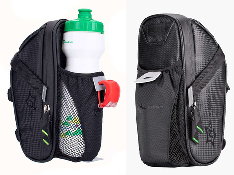 Fahrradsatteltasche für Trinkflasche / Werkzeug RockBros C7-1 Black