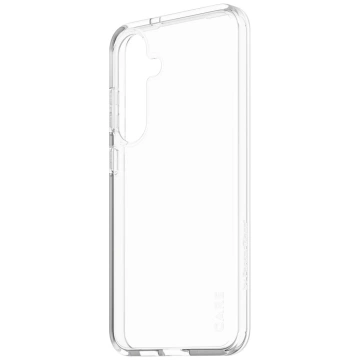Samsung Galaxy S25 CARE von PanzerGlass Flagship Urban Combat White QI Transparent Case