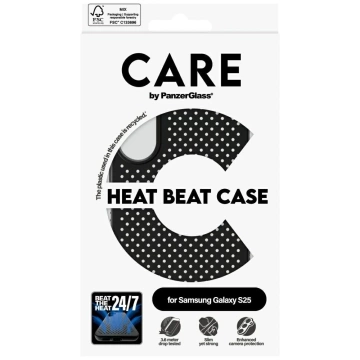 Etui CARE do Samsung Galaxy S25 by PanzerGlass Feature Case Czarny