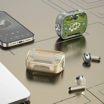 Słuchawki bezprzewodowe HOCO bluetooth TWS EW55 zielone