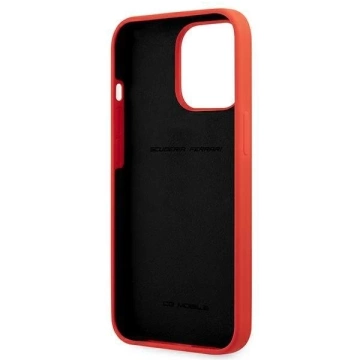 Ferrari FESIHCP13XRE iPhone 13 Pro Max 6,7" czerwony/red Hardcase Silikon