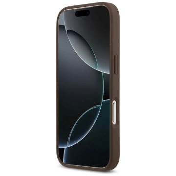 Etui Guess do iPhone 17 Pro 4G Double Card Triangle Gold