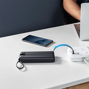 Powerbank Externer Akku (POWER BANK) VEGER C20 – 20.000 mAh (Micro Typ C Lightning 8-polig) schwarz W2047