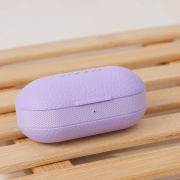 Słuchawki bezprzewodowe Bluetooth HOCO TWS EQ19 Etui ładujące Fioletowe
