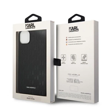 Etui Karl Lagerfeld KLHCP14MSAKLHPK do iPhone 14 Plus 6,7" hardcase Saffiano Mono Metal Logo