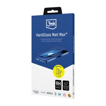 Matowe Szkło Hartowane do Apple iPhone 14 Pro - 3mk HardGlass Matt Max