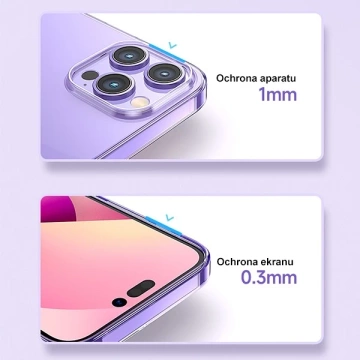 Etui na telefon USMAS Primary tun iPhone 14 Pro transparent
