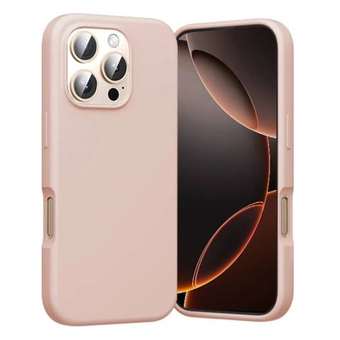 iPhone 16 Pro MagSafe Silikonhülle Rosa Vention