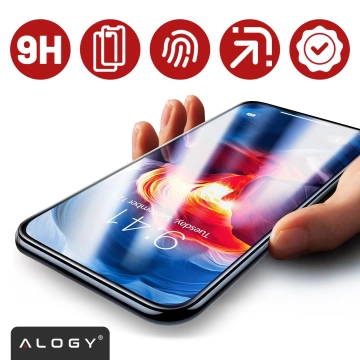 Hybridglas für Realme 11 Pro 5G / Pro Plus Displayschutzfolie Alogy Flexi Glass 9H Hüllenfreundlicher flacher Displayschutz