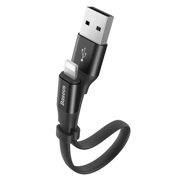 Baseus flinkes Blitzkabel 23cm grau