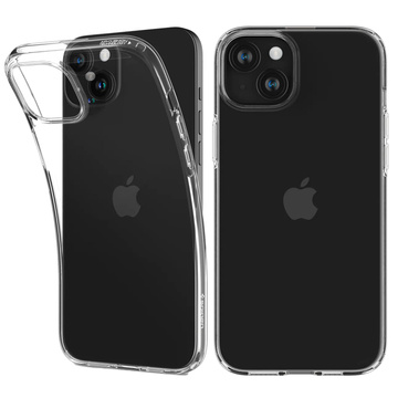 Hülle für iPhone 15 Plus Spigen Liquid Crystal Case, Schutzhülle für das Telefon, transparent Klar