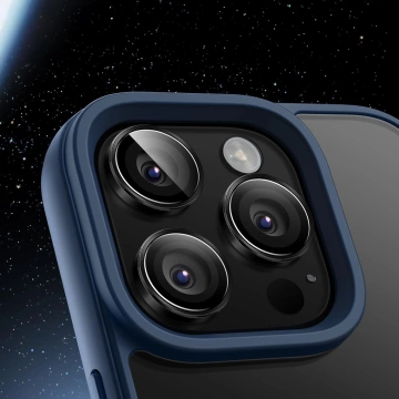 Szkło hybrydowe na aparat do Apple iPhone 16 Pro osłona na obiektyw 3mk Lens Protection zestaw 4 sztuk