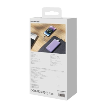Baseus Airpow 10000 mAh 20 W Powerbank Lila