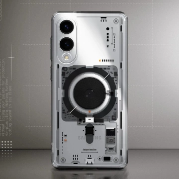 Samsung Galaxy S25 Edge Spigen Ultra Hybrid Mag Case Transparent