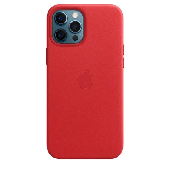 Etui do iPhone 12 Pro Max Apple Silicone Case MagSafe Czerwone